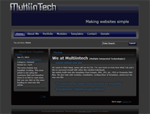 Tablet Screenshot of multiintech.com